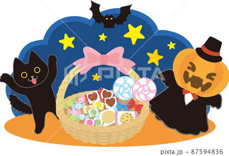 ハロウィンイメージイラスト 87594836