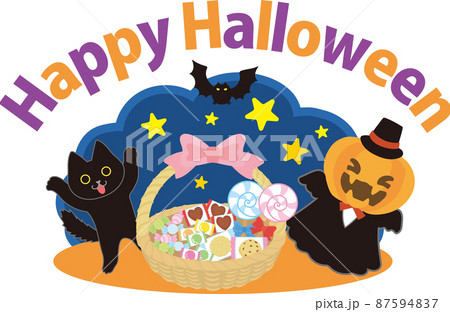 ハロウィンイメージイラスト ハロウィンイメージイラスト 87594837