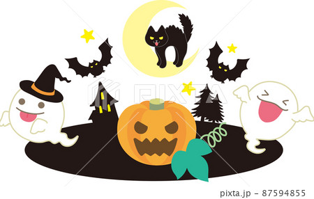ハロウィンイメージイラスト 87594855