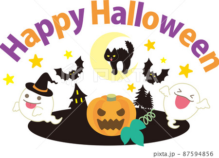 ハロウィンイメージイラスト 87594856