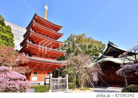 東長寺の五重塔　福岡市博多区御供所町2-4 87595242