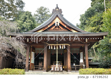 飛鳥坐神社(拝殿) 【奈良県明日香村】 飛鳥坐神社(拝殿) 【奈良県明日香村】 87596202
