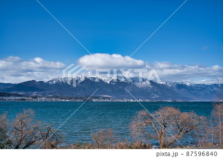 雪の比良山地 87596840