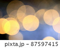 光のイルミネーションは背景素材にもOK 87597415