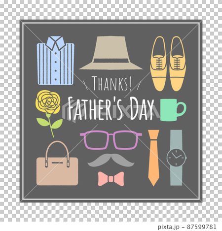 Illustration of father's day icon 87599781