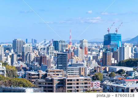 《福岡県》福岡市の風景（南公園から撮影） 87600318