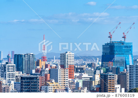 《福岡県》福岡市の風景（南公園から撮影） 87600319