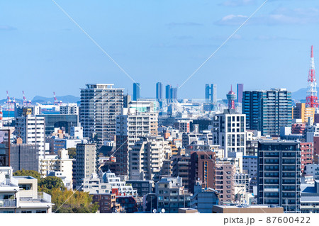 《福岡県》福岡市の風景（南公園から撮影） 87600422