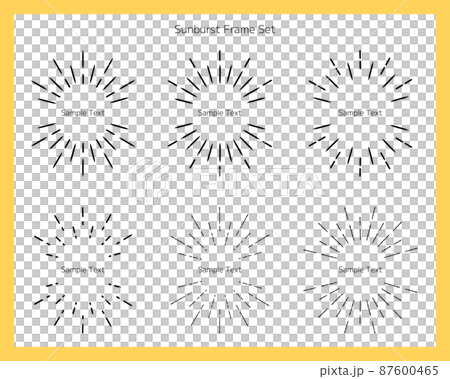 Sunburst simple frameset Sunburst simple frameset 87600465