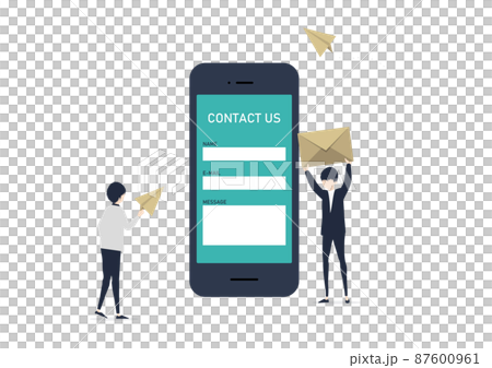 Please feel free to contact us first! Illustration material 87600961