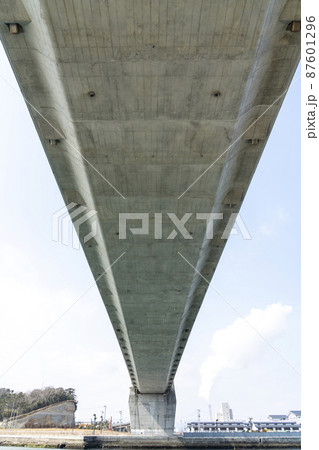 青空と松川浦大橋 福島県相馬市 青空と松川浦大橋 福島県相馬市 87601296
