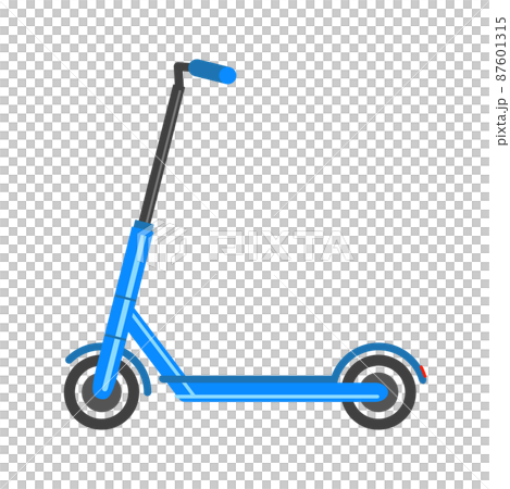 電動キックボードのイラストイメージ 電動キックボードのイラストイメージ 87601315
