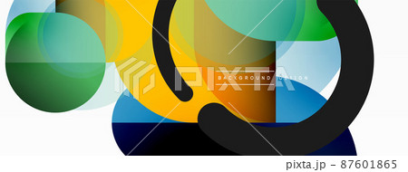 Geometrical minimal wallpaper. Geometric shapes. Vector illustration for wallpaper banner background or landing page 87601865