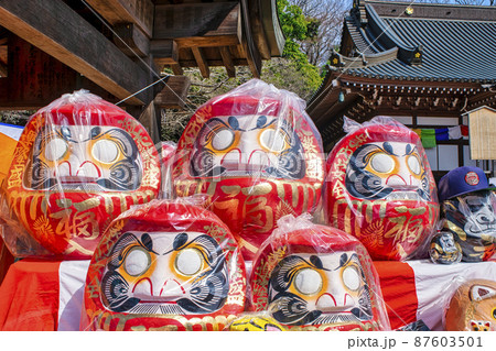 東京都　深大寺だるま市　厄除元三大師大祭　（日本三大だるま市） 87603501