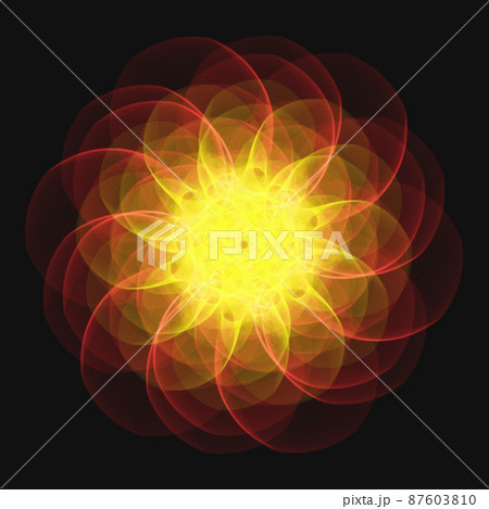 幾何学模様 曼荼羅模様 87603810