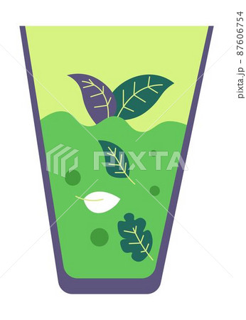 Organic and natural beverage, smoothie vector Organic and natural beverage, smoothie vector 87606754