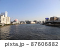 新大橋から見る隅田川・清洲橋方向（東京都中央区・江東区） 87606882