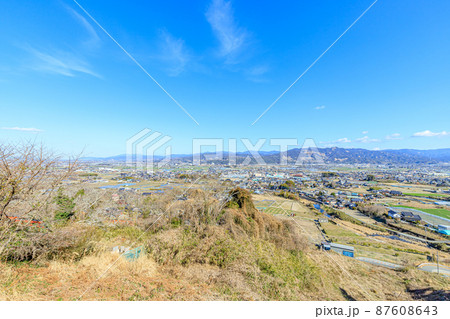 冬の浮羽稲荷神社から見たうきは市内 福岡県うきは市 冬の浮羽稲荷神社から見たうきは市内 福岡県うきは市 87608643