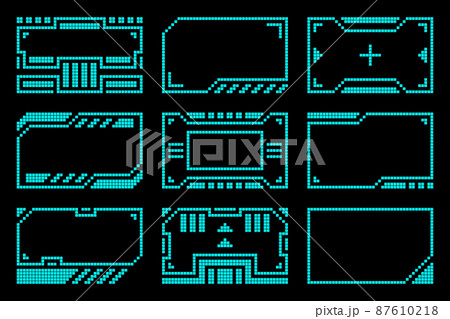 Frame abstract modern futuristic hud technology vector design 87610218