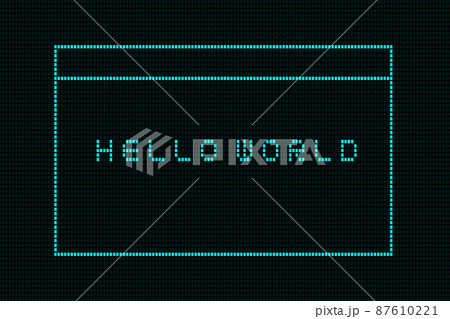 "Hello World" is a simple word for programmer's first programming. 87610221
