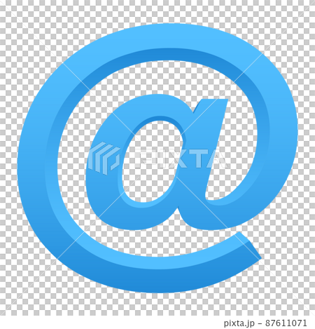 Email icon symbol illustration isolated on white background 87611071
