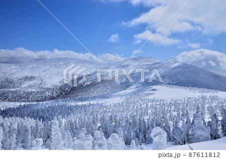 蔵王と樹氷 蔵王と樹氷 87611812