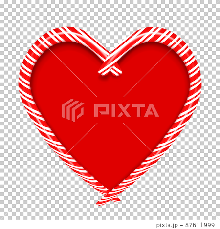 Heart candy vector illustration on white background 87611999