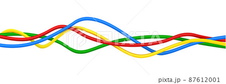 Cables vector illustration on white background 87612001