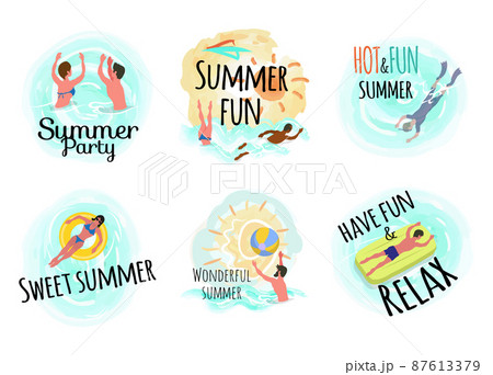 Sweet Summer People by Seaside Relaxing by Sea Sweet Summer People by Seaside Relaxing by Sea 87613379