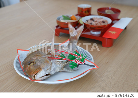 お食い初め御膳 87614320