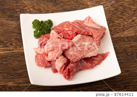 国産牛　牛肉切り落とし　焼き肉用 87614411