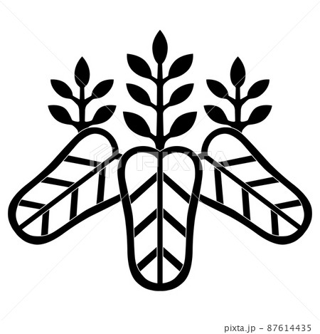 太閤桐という家紋です。豊臣秀吉、豊臣秀次、豊臣秀長 太閤桐という家紋です。豊臣秀吉、豊臣秀次、豊臣秀長 87614435