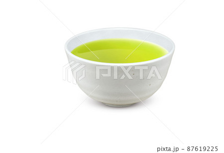 緑茶 煎茶 湯呑み イラスト リアル  87619225