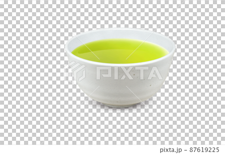 緑茶 煎茶 湯呑み イラスト リアル  87619225
