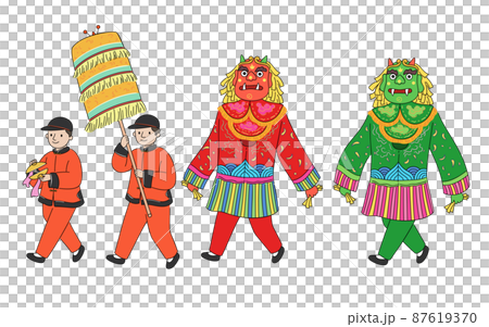 兩個守護神千里眼和順風耳 87619370