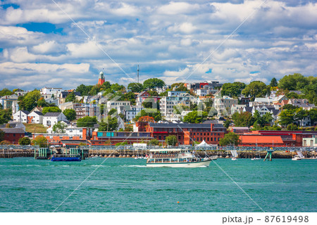 Portland, Maine, USA Coastal Townscape Portland, Maine, USA Coastal Townscape 87619498