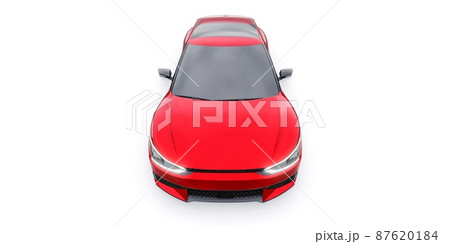 Newest electric family crossover (SUV) for the city. 3d illustration. Newest electric family crossover (SUV) for the city. 3d illustration. 87620184