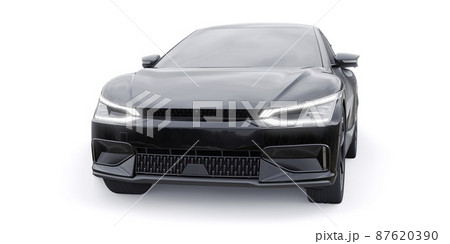 Newest electric family crossover (SUV) for the city. 3d illustration. 87620390
