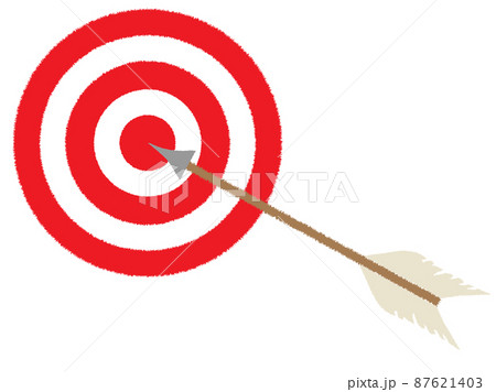 円状の的と矢のセット、命中 87621403