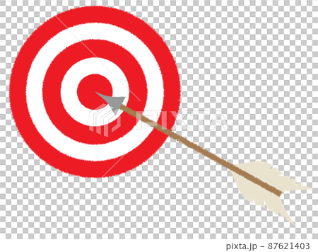 円状の的と矢のセット、命中 87621403