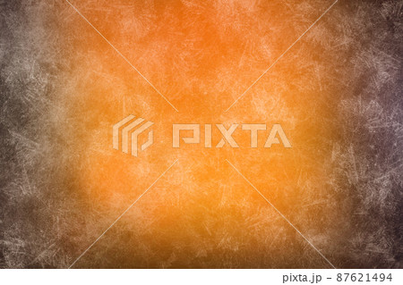 Orange and brown background Abstract yellow winter texture Frozen pattern Color textured surface. Orange and brown background Abstract yellow winter texture Frozen pattern Color textured surface. 87621494