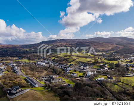 Aerial view of Ardara in County Donegal - Ireland Aerial view of Ardara in County Donegal - Ireland 87621652