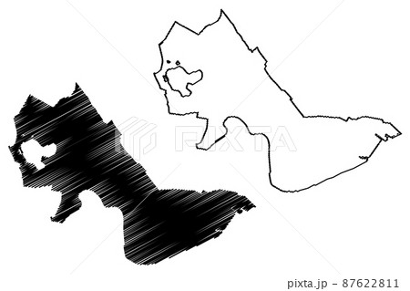 Cambridge City, Massachusetts (United States cities, United States of America, usa city) map vector illustration, scribble sketch City of Cambridge map 87622811