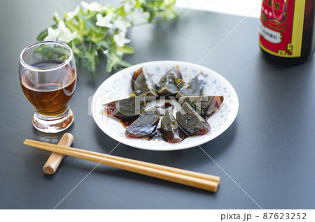 中華料理前菜ピータンには紹興酒 87623252