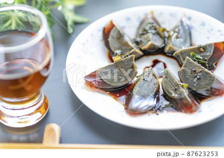 中華料理前菜ピータンには紹興酒 87623253