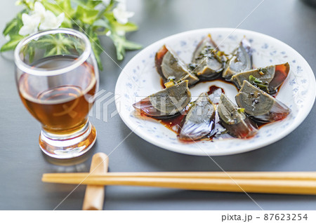 中華料理前菜ピータンには紹興酒 中華料理前菜ピータンには紹興酒 87623254