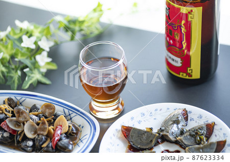中華料理前菜には紹興酒 87623334