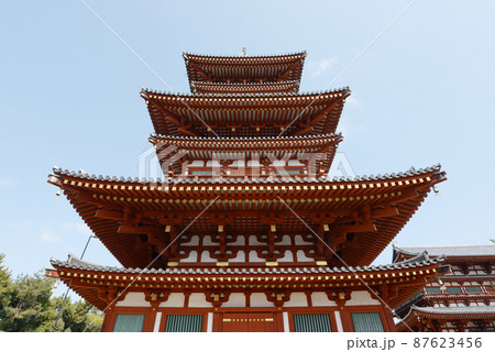 薬師寺　西塔　奈良市西ノ京町 87623456