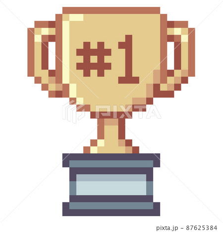 Reward. Pixel Art Business Icon 87625384