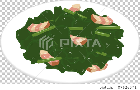 ほうれん草とベーコンのソテー 87626571